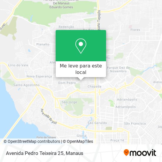 Avenida Pedro Teixeira 25 mapa