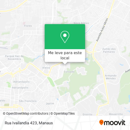 Rua Ivailandia 423 mapa