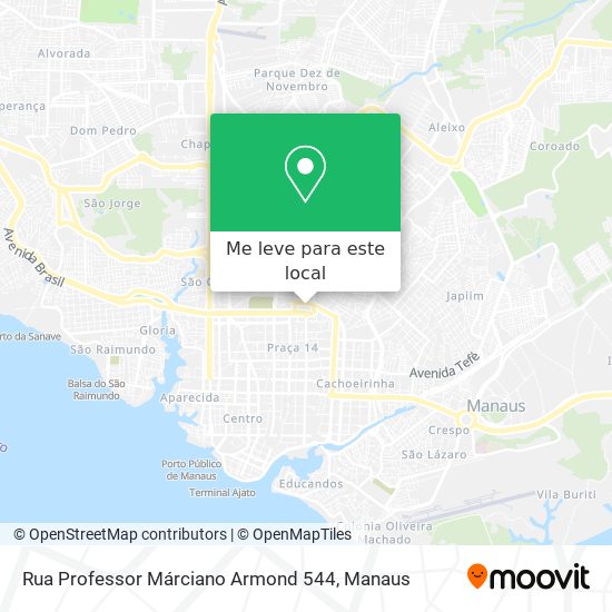 Rua Professor Márciano Armond 544 mapa