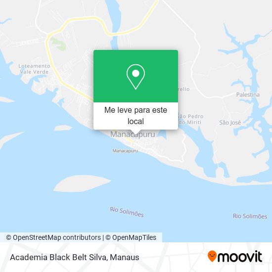 Academia Black Belt Silva mapa