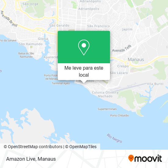 Amazon Live mapa