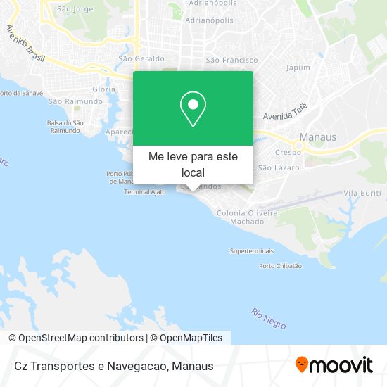 Cz Transportes e Navegacao mapa