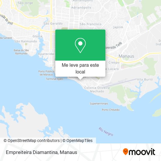 Empreiteira Diamantina mapa