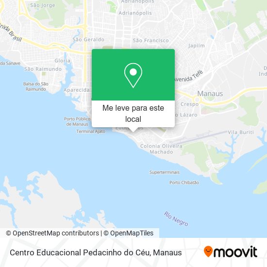 Centro Educacional Pedacinho do Céu mapa