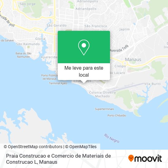 Praia Construcao e Comercio de Materiais de Construcao L mapa