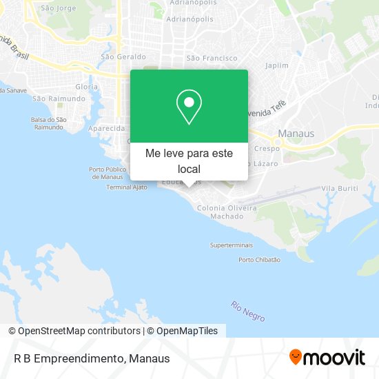 R B Empreendimento mapa