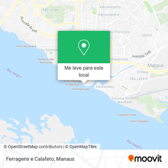 Ferragens e Calafeto mapa