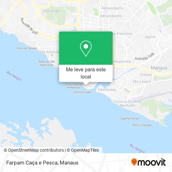 Farpam Caça e Pesca mapa