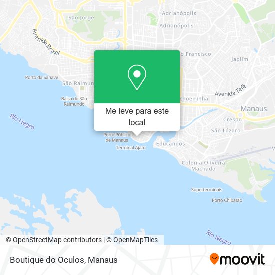 Boutique do Oculos mapa