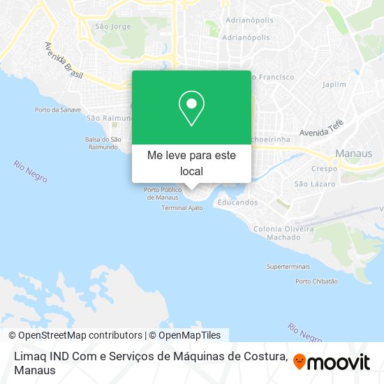 Limaq IND Com e Serviços de Máquinas de Costura mapa