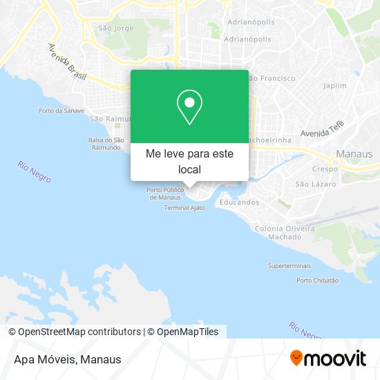Apa Móveis mapa
