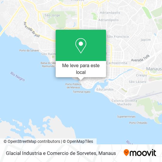 Glacial Industria e Comercio de Sorvetes mapa