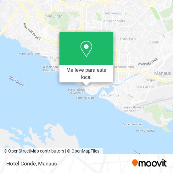 Hotel Conde mapa