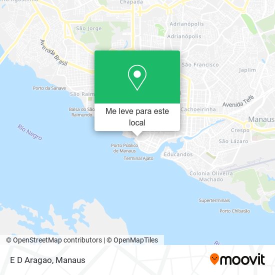 E D Aragao mapa