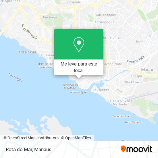 Rota do Mar mapa