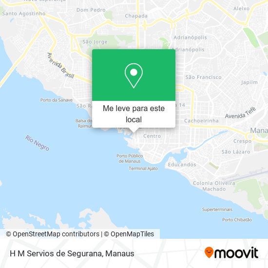 H M Servios de Segurana mapa