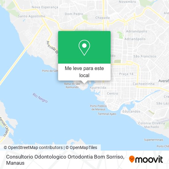 Consultorio Odontologico Ortodontia Bom Sorriso mapa