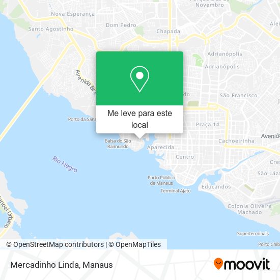 Mercadinho Linda mapa