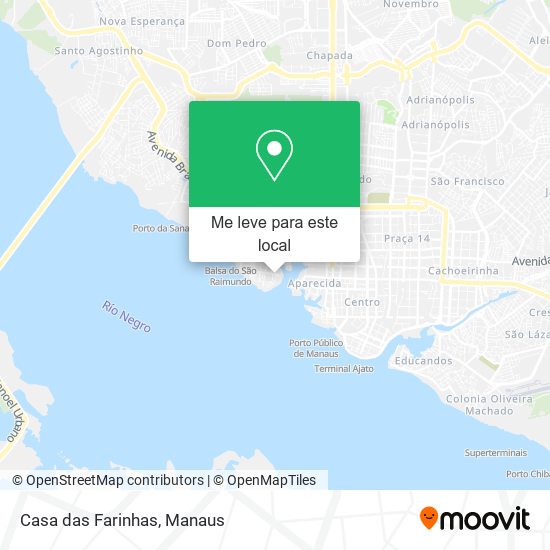 Casa das Farinhas mapa