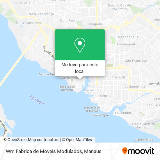 Wm Fábrica de Móveis Modulados mapa