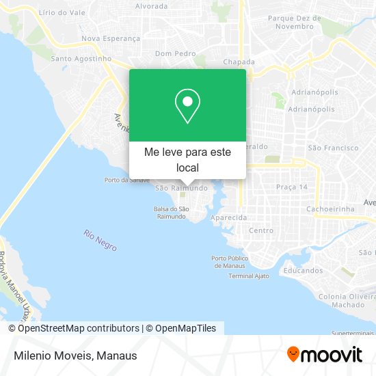 Milenio Moveis mapa