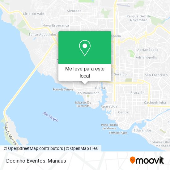 Docinho Eventos mapa