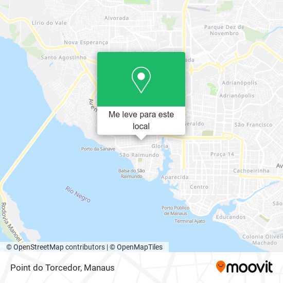 Point do Torcedor mapa