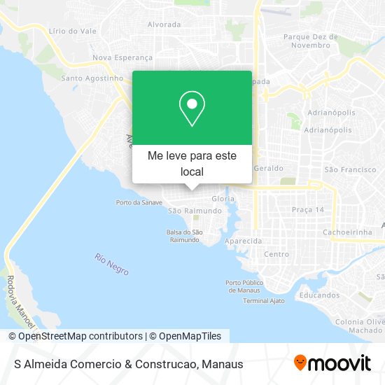 S Almeida Comercio & Construcao mapa
