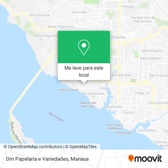 Dm Papelaria e Variedades mapa
