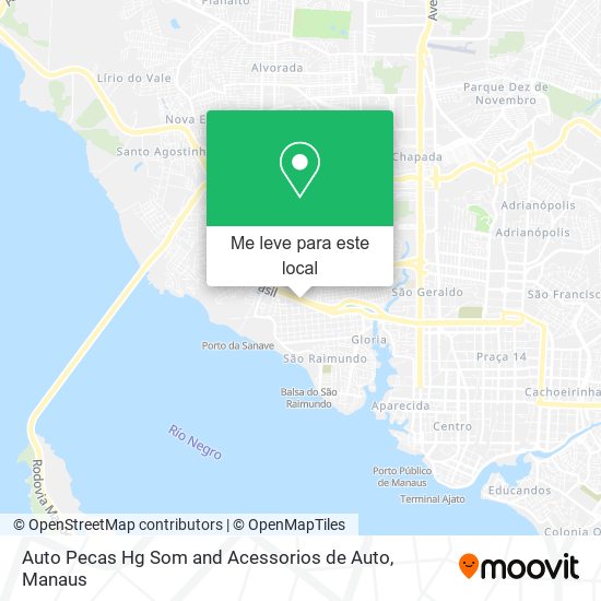 Auto Pecas Hg Som and Acessorios de Auto mapa