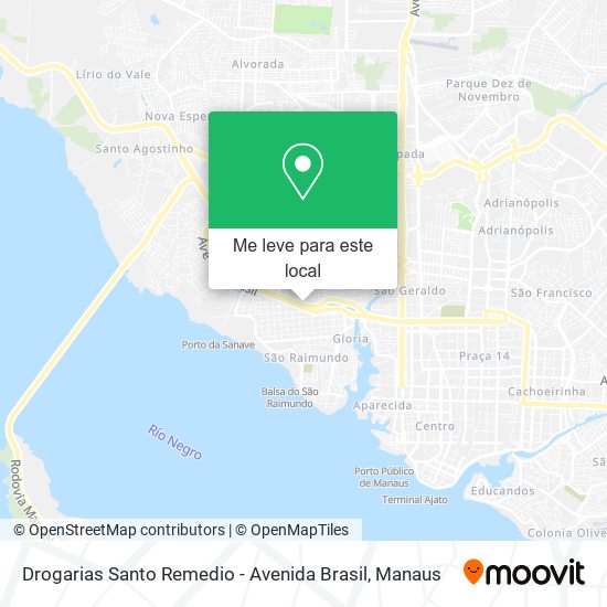 Drogarias Santo Remedio - Avenida Brasil mapa
