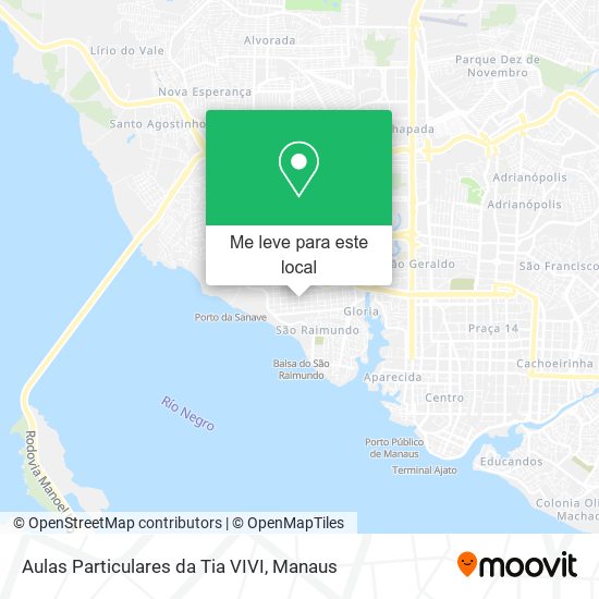 Aulas Particulares da Tia VIVI mapa