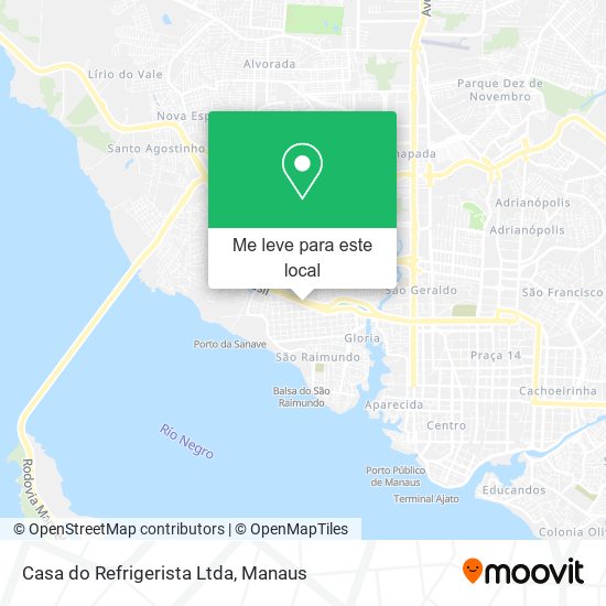 Casa do Refrigerista Ltda mapa