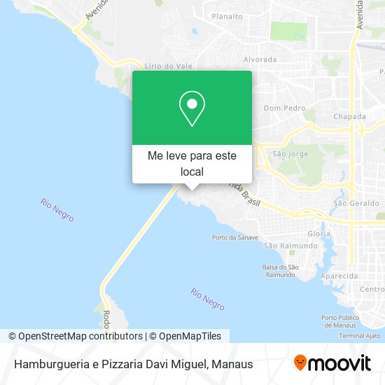 Hamburgueria e Pizzaria Davi Miguel mapa