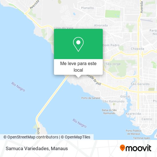 Samuca Variedades mapa