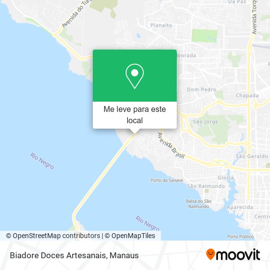 Biadore Doces Artesanais mapa