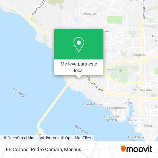EE Coronel Pedro Camara mapa