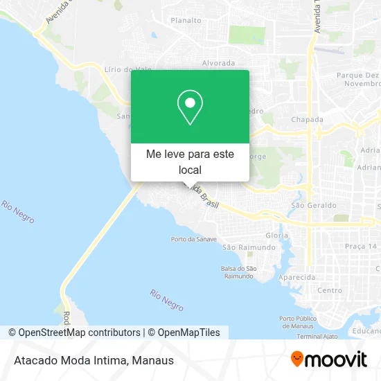 Atacado Moda Intima mapa