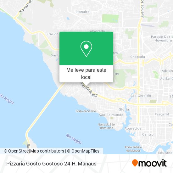 Pizzaria Gosto Gostoso 24 H mapa