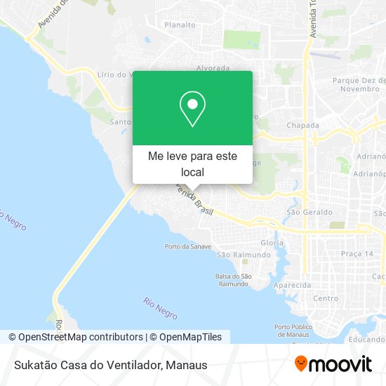 Sukatão Casa do Ventilador mapa