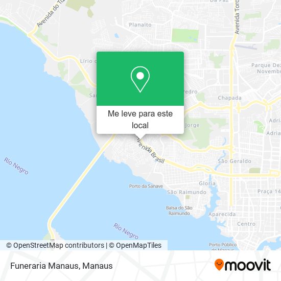 Funeraria Manaus mapa