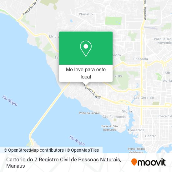 Cartorio do 7 Registro Civil de Pessoas Naturais mapa