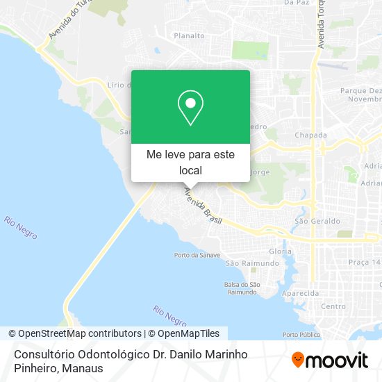 Consultório Odontológico Dr. Danilo Marinho Pinheiro mapa