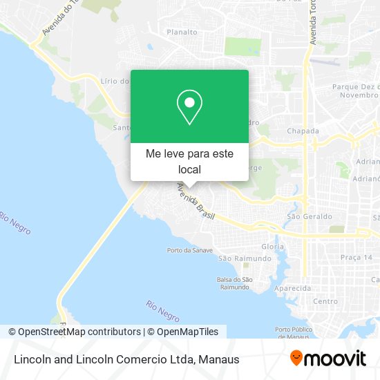 Lincoln and Lincoln Comercio Ltda mapa