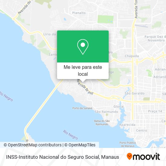 INSS-Instituto Nacional do Seguro Social mapa