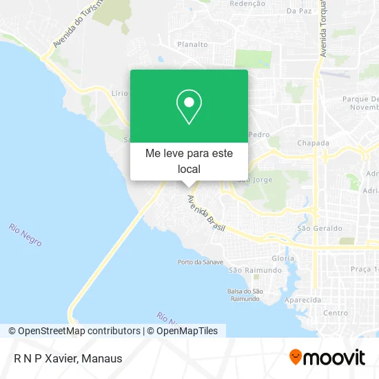 R N P Xavier mapa