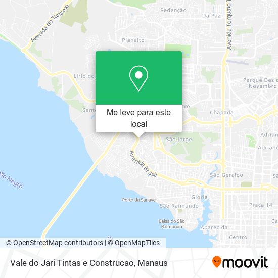 Vale do Jari Tintas e Construcao mapa