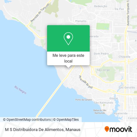 M S Distribuidora De Alimentos mapa