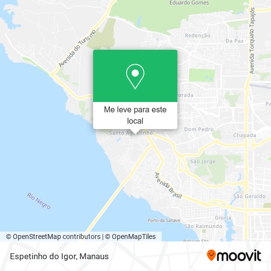 Espetinho do Igor mapa