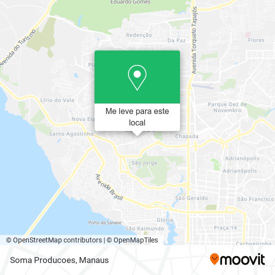Soma Producoes mapa